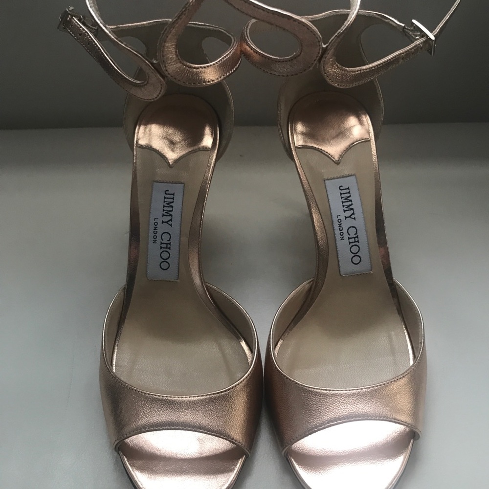 Jimmy Choo Lane 85mm Rose Gold - Picture 7 of 8